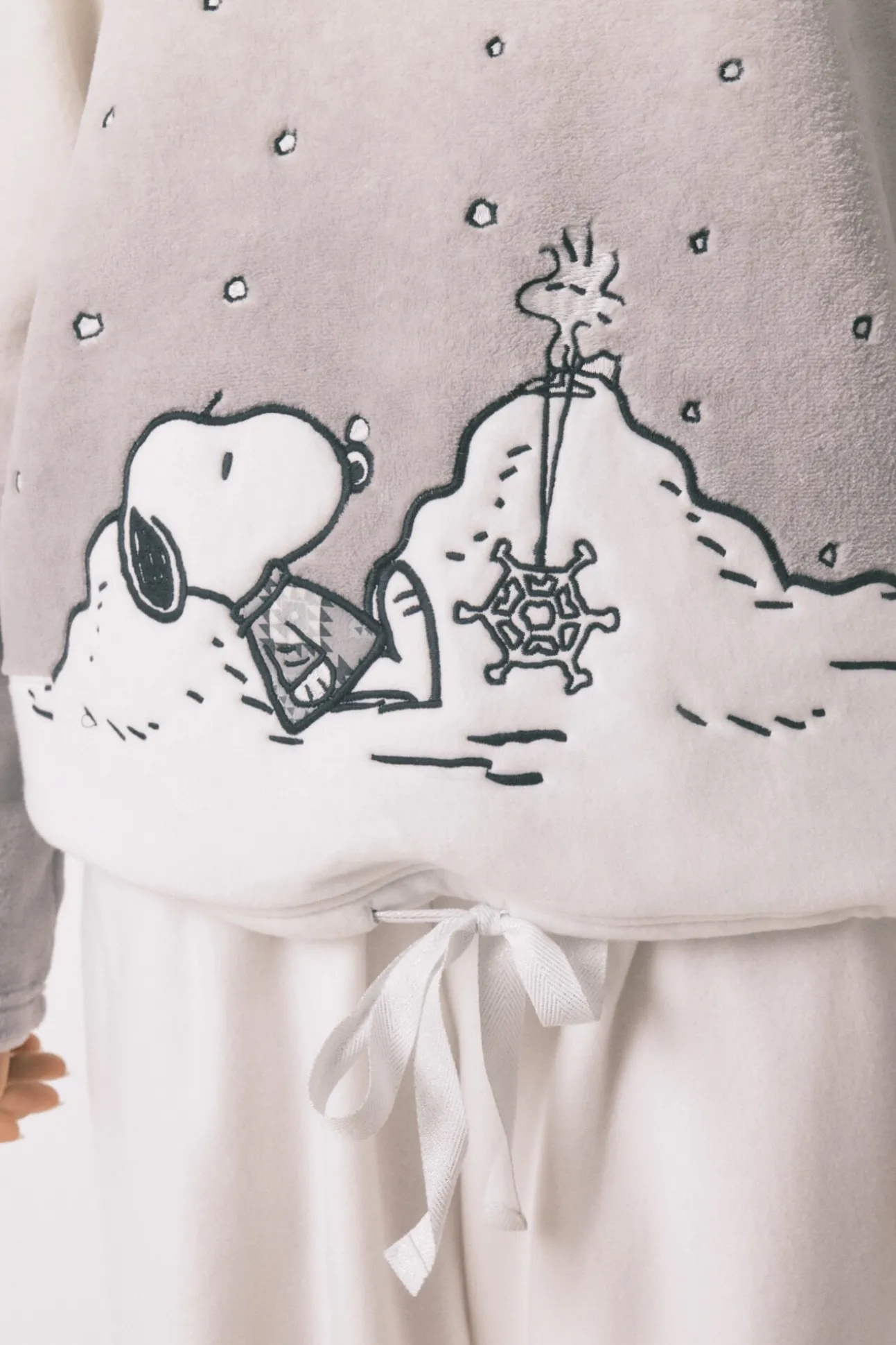 Pijama largo polar suave Snoopy