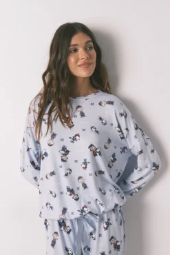 Pijama largo Snoopy super soft