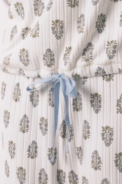 Pijama largo super soft flores