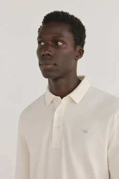 Polo básico manga larga