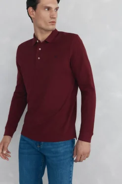 Polo básico manga larga