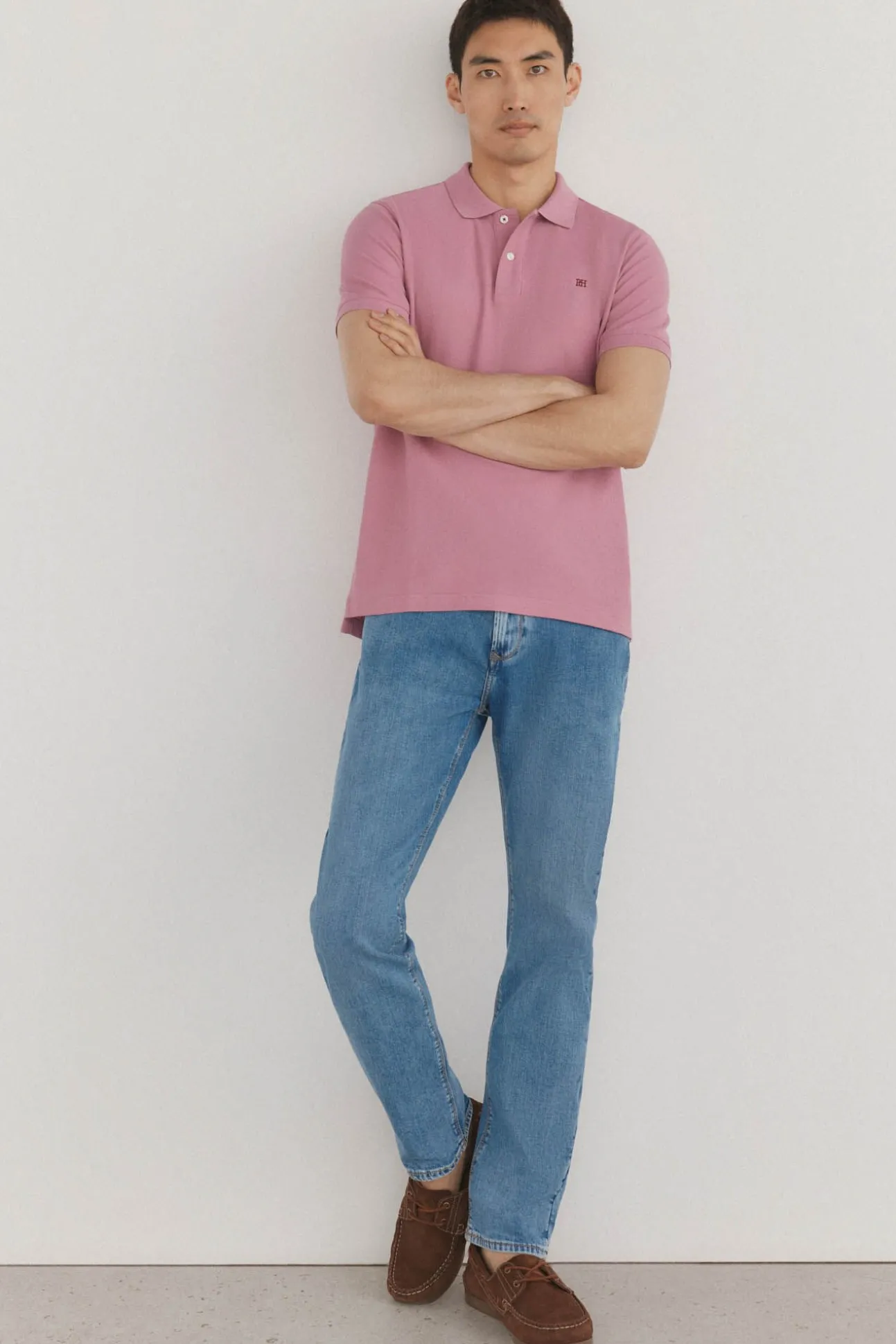 Polo básico piqué regular
