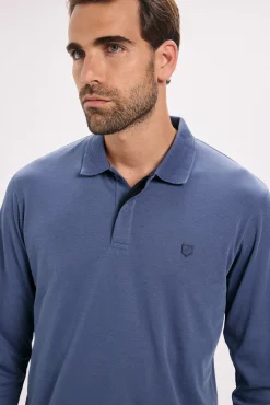 Polo clásico manga larga