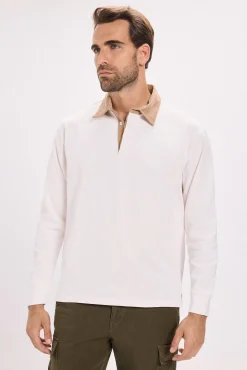 Polo cuello contraste
