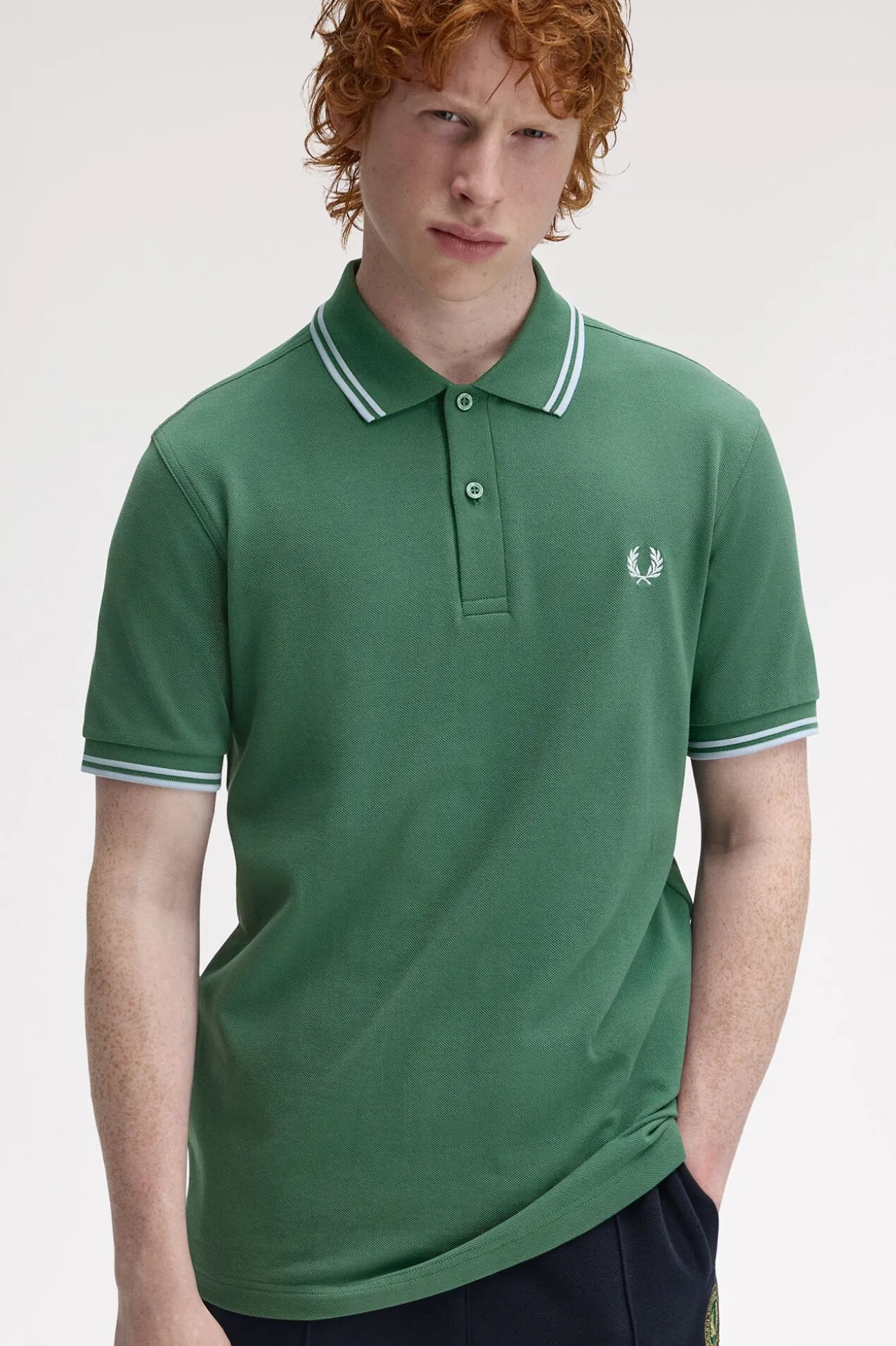 Polo de hombre de piqué de manga corta