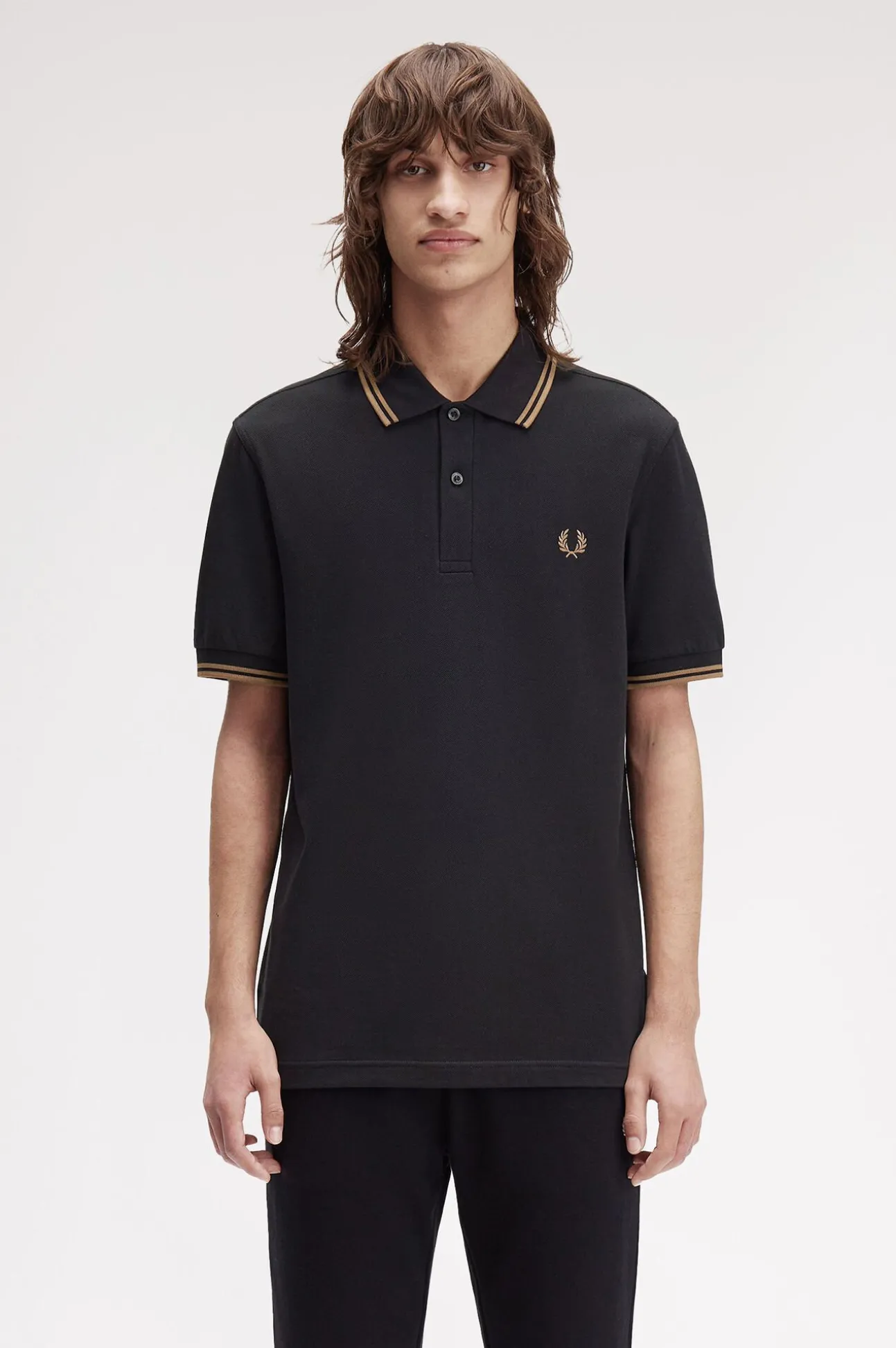Polo de hombre de piqué de manga corta