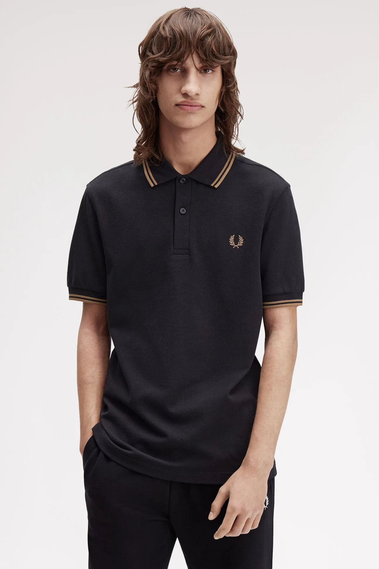 Polo de hombre de piqué de manga corta