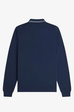 Polo de hombre de piqué de manga larga