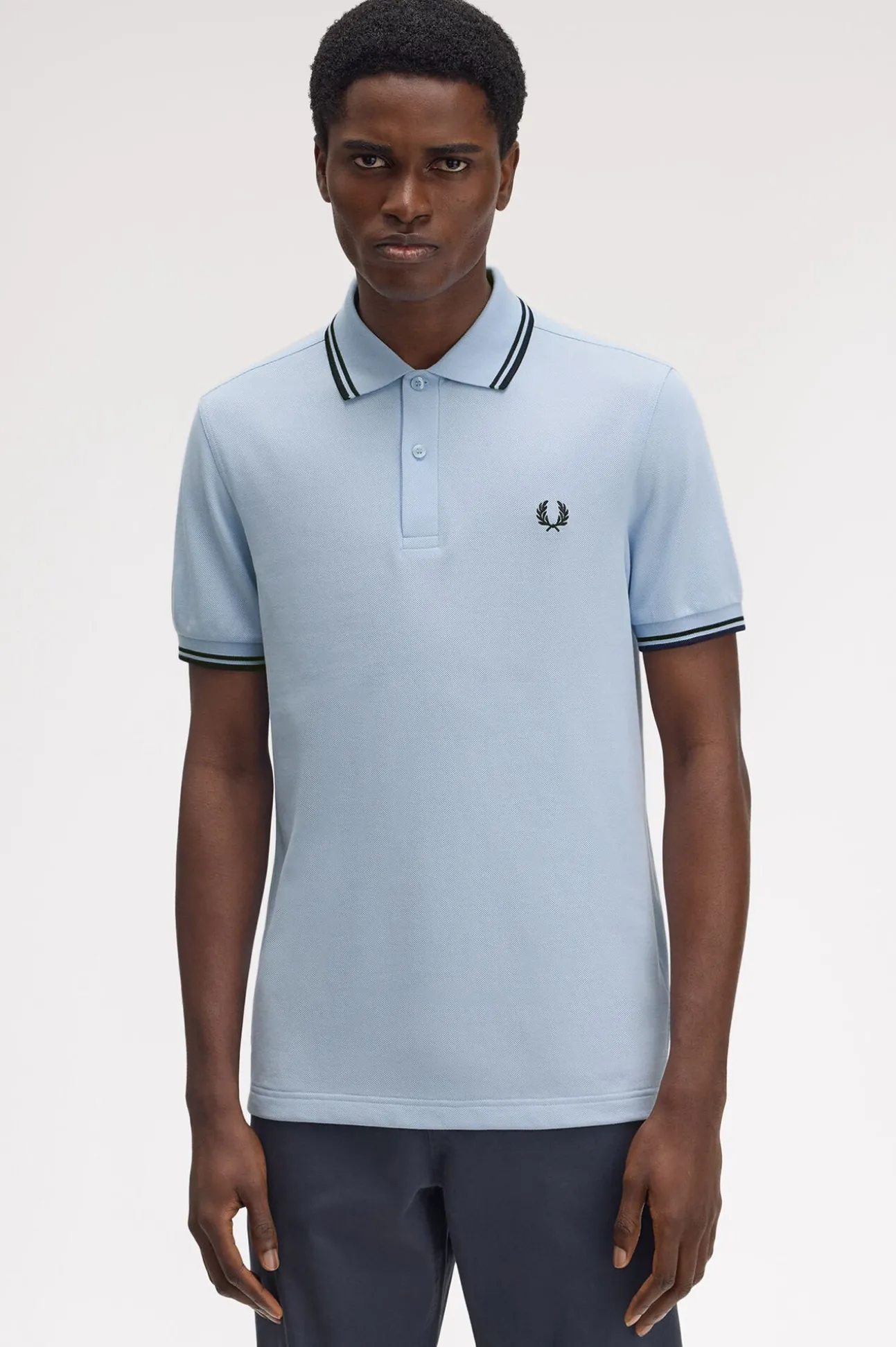 Polo de hombre de piqué de manga corta