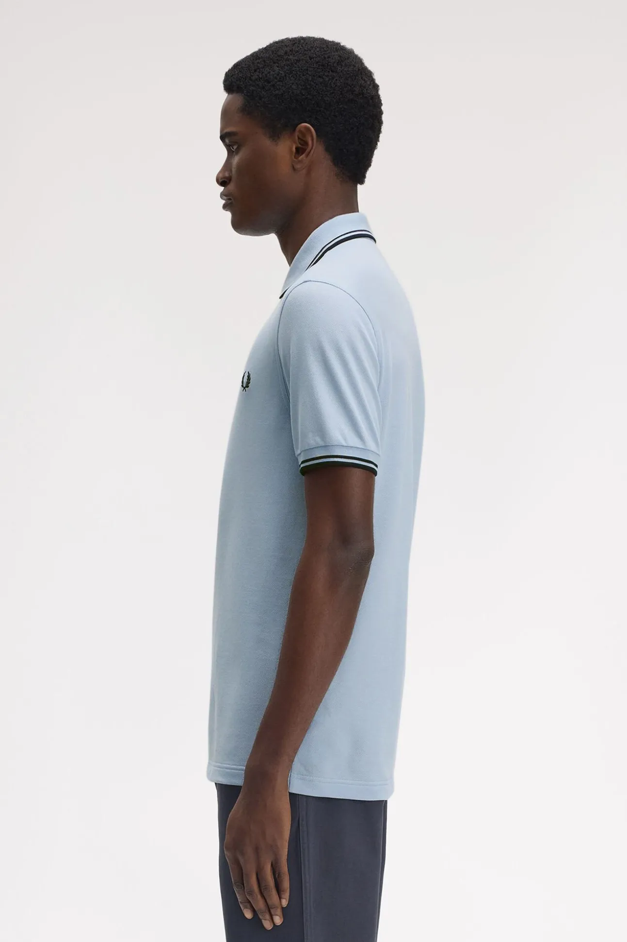 Polo de hombre de piqué de manga corta