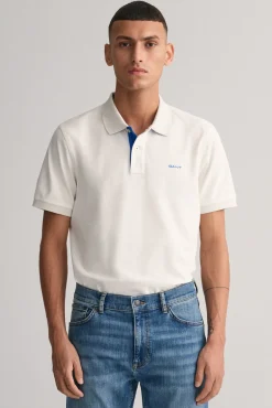 Polo de piqué en contraste