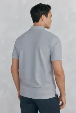 Polo estructura jacquard