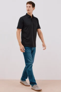 Polo liso piqué