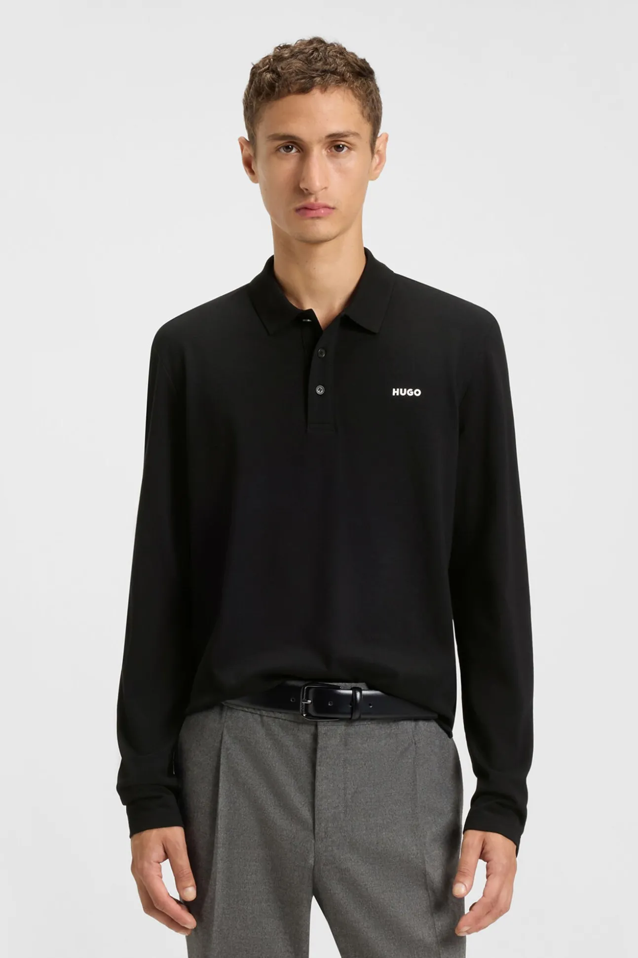 Polo manga larga