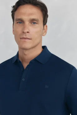 Polo mercerizado manga larga