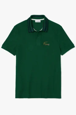Polo oversize con estampado de cocodrilo