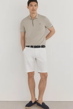 Polo puños contraste