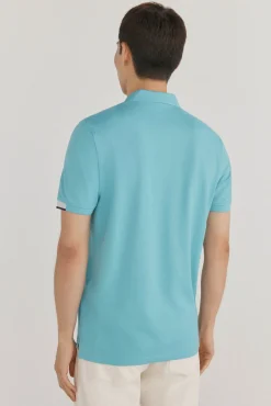 Polo puños contraste