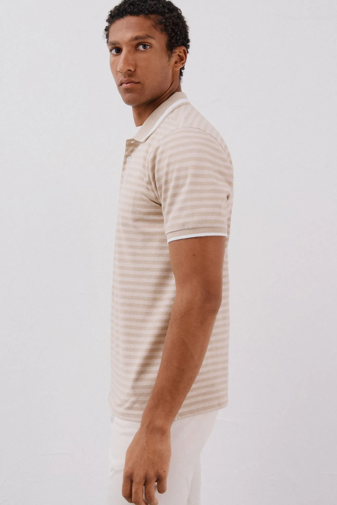 Polo rayas oxford