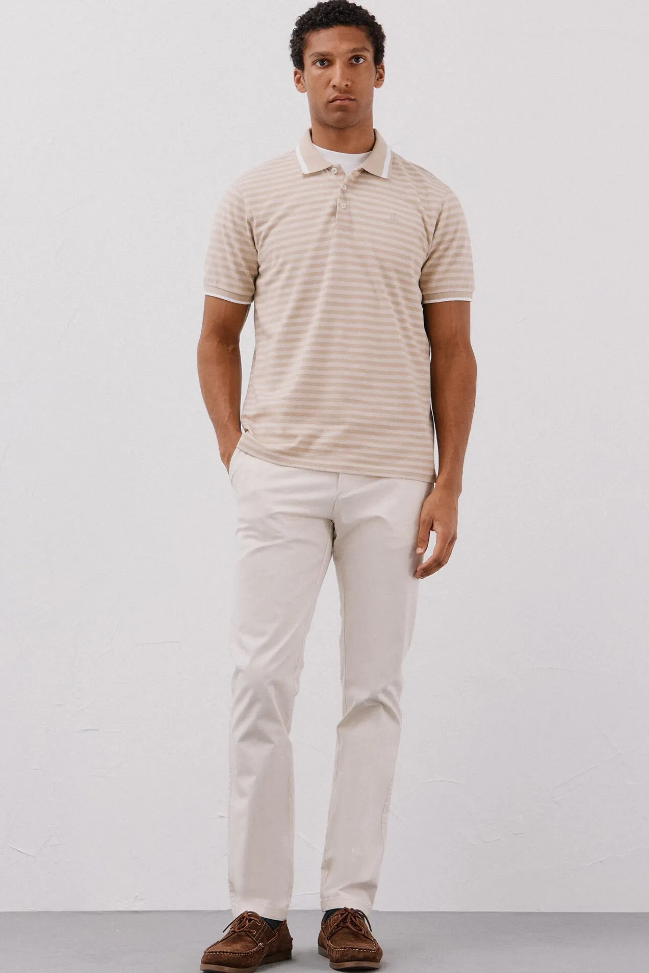 Polo rayas oxford