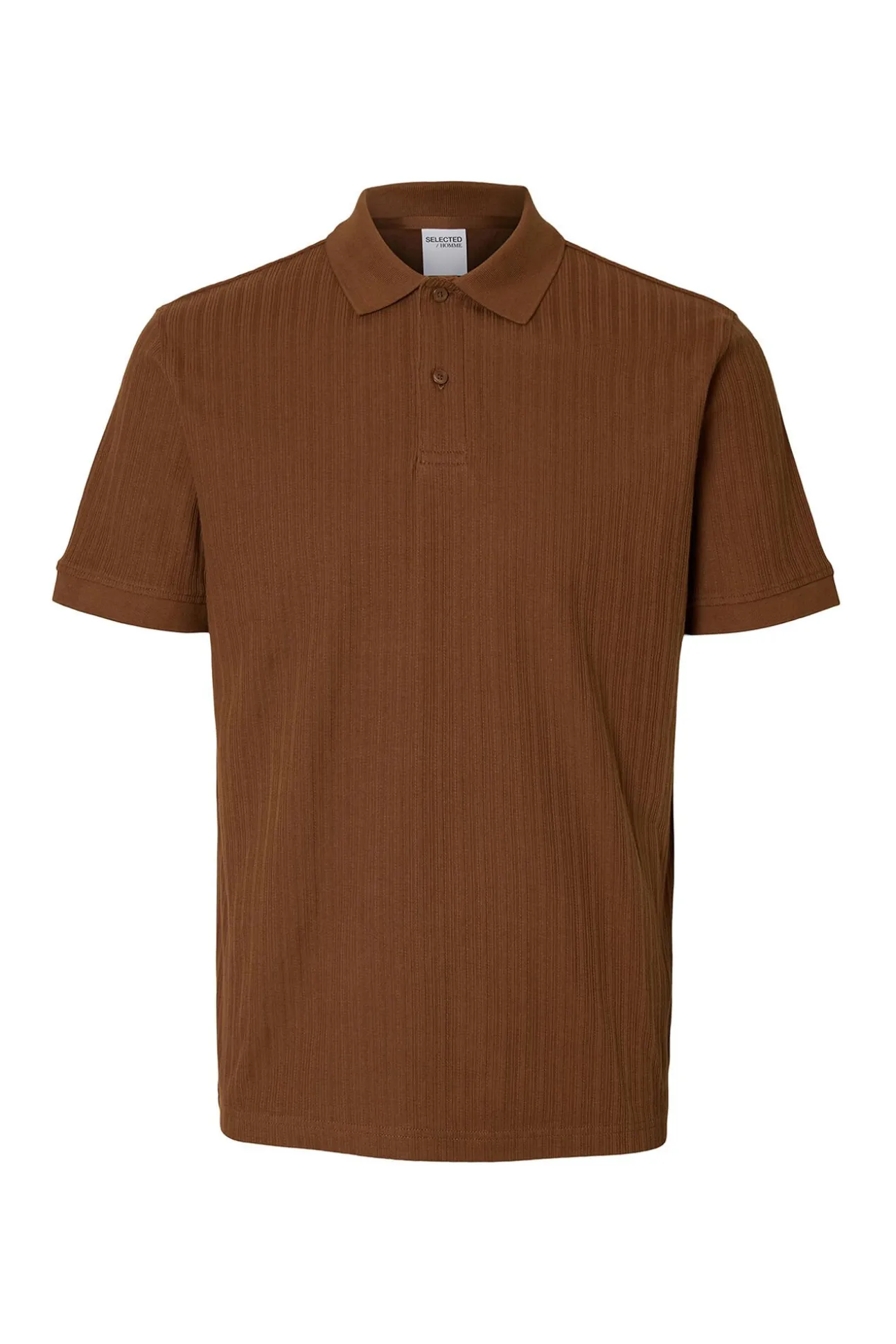 Polo Rib de manga corta Regular Fit.