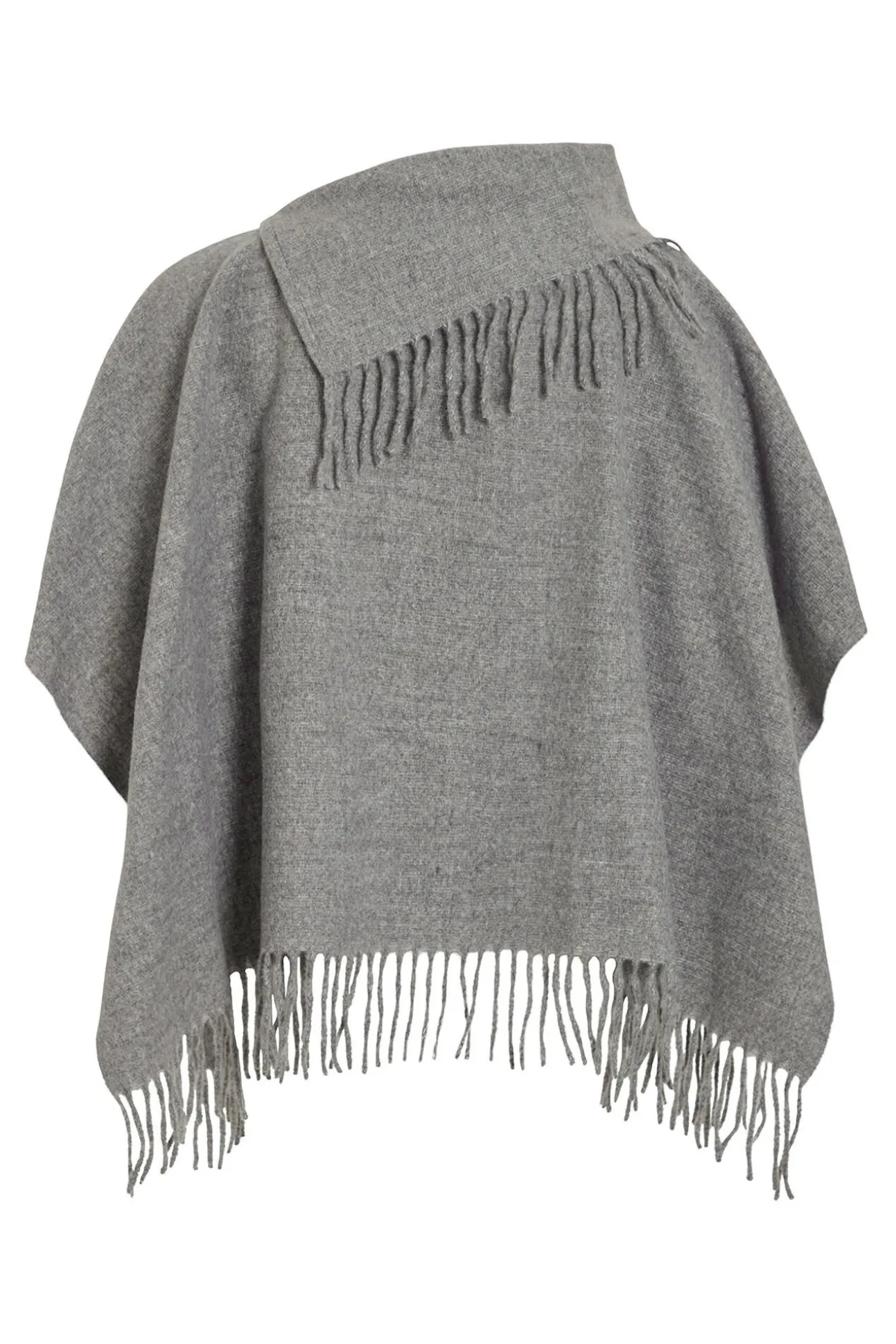 Poncho con flecos