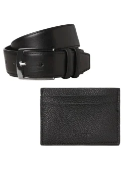 Set de cinturón y tarjetero