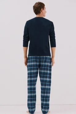 Set de pijama punto y tela