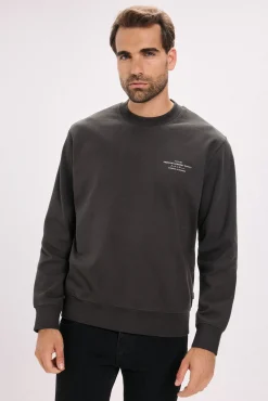 Sudadera básica estampado