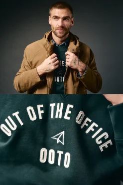 Sudadera caja logo