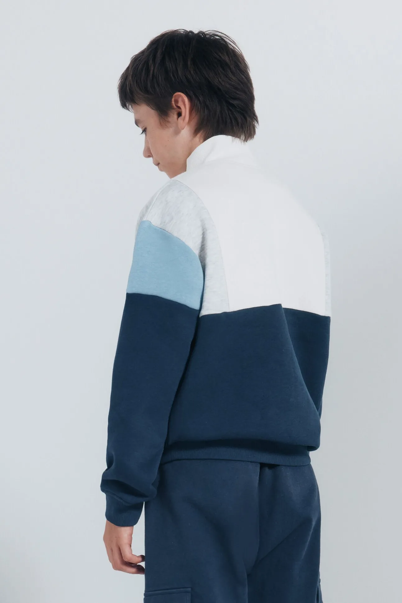 Sudadera camionero cortes niño