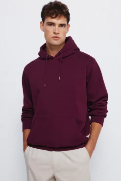 Sudadera capucha básica