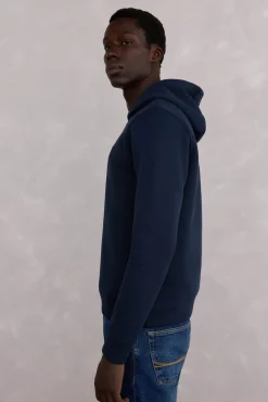 Sudadera capucha logo bordado