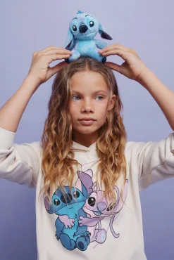 Sudadera con capucha Lilo & Stitch niña