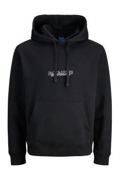 Sudadera con capucha logo frontal