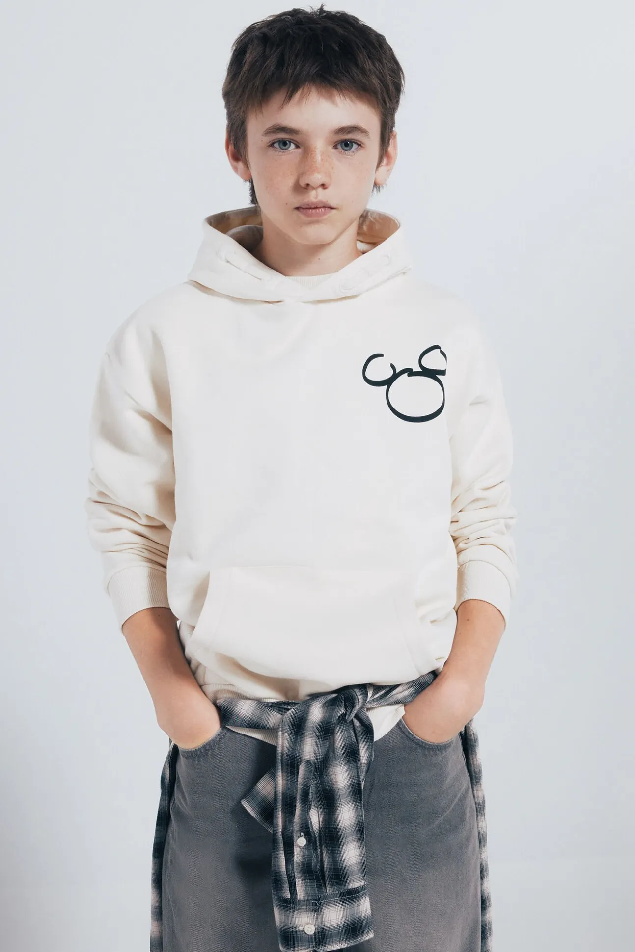 Sudadera con capucha mickey niño