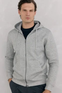 Sudadera con capucha tejido técnico