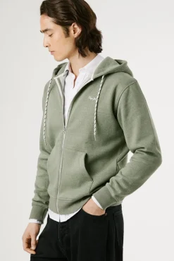 Sudadera Con Capucha Y Cremallera