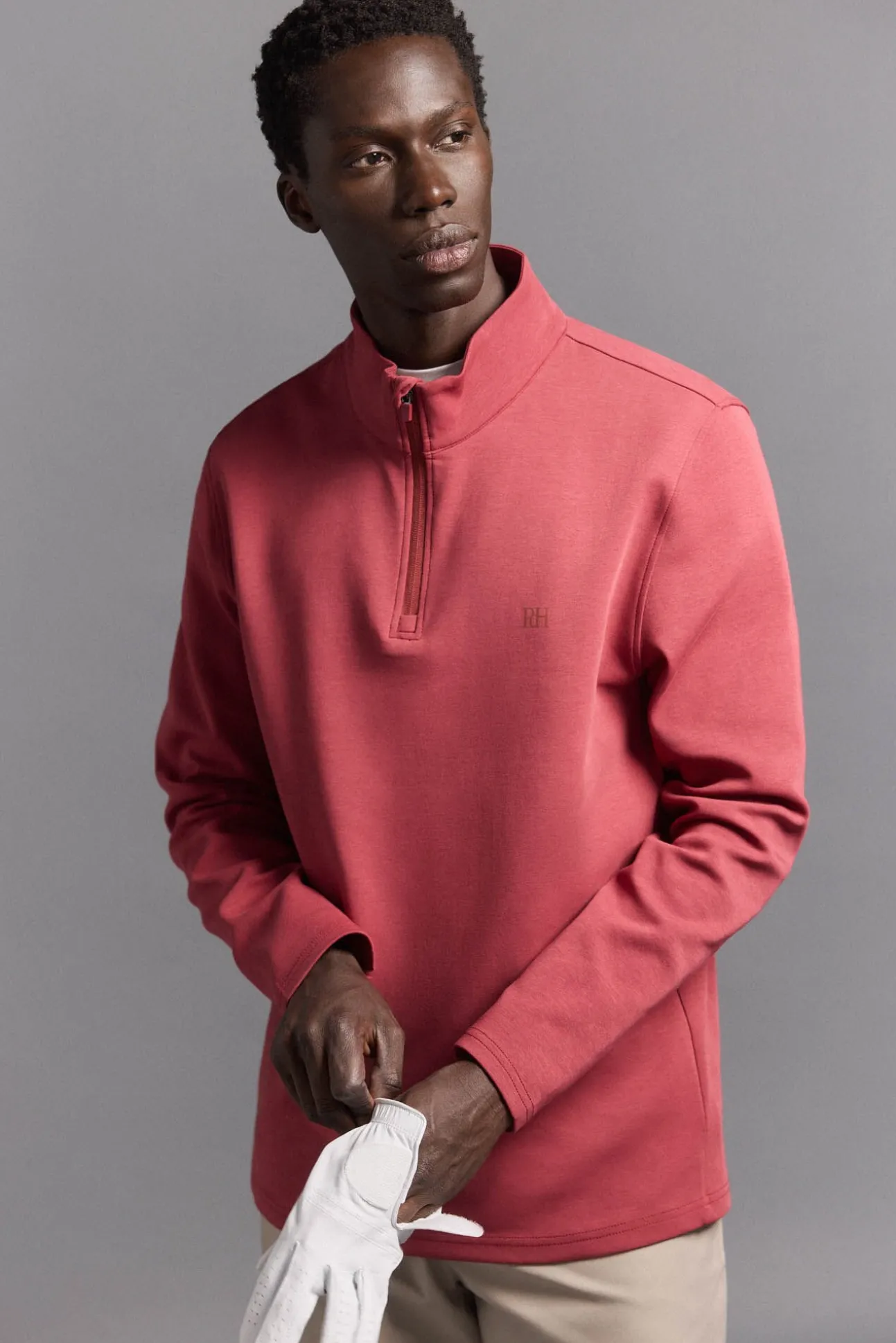 Sudadera cremallera golf