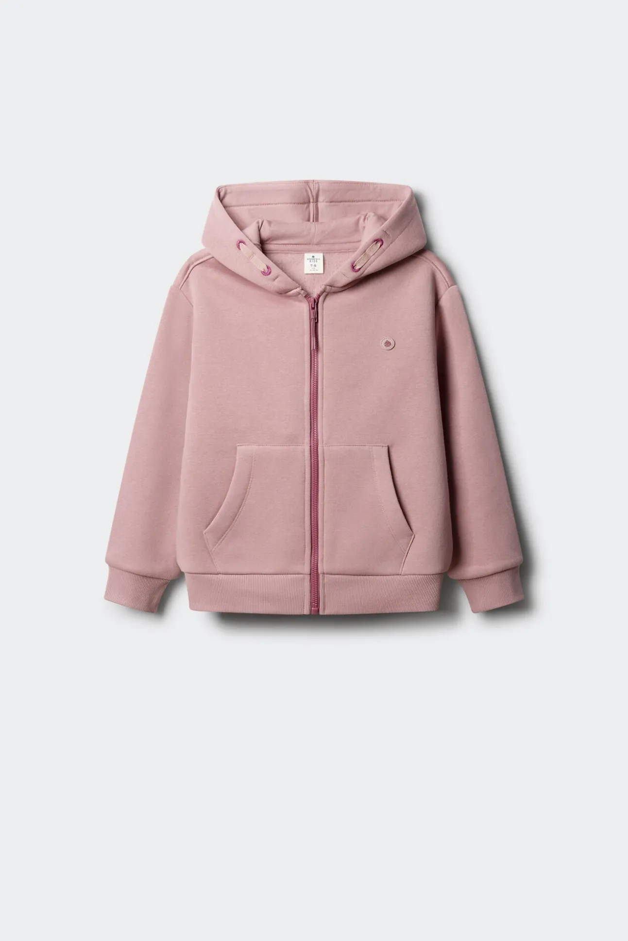 Sudadera cremallera niña