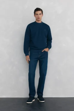 Sudadera cuello caja