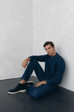 Sudadera cuello caja