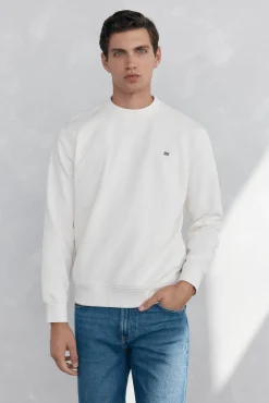 Sudadera cuello caja