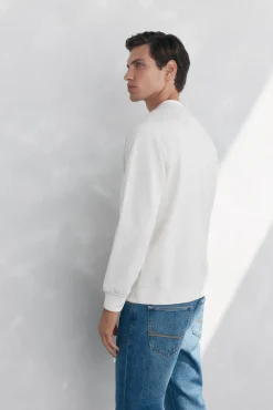 Sudadera cuello caja