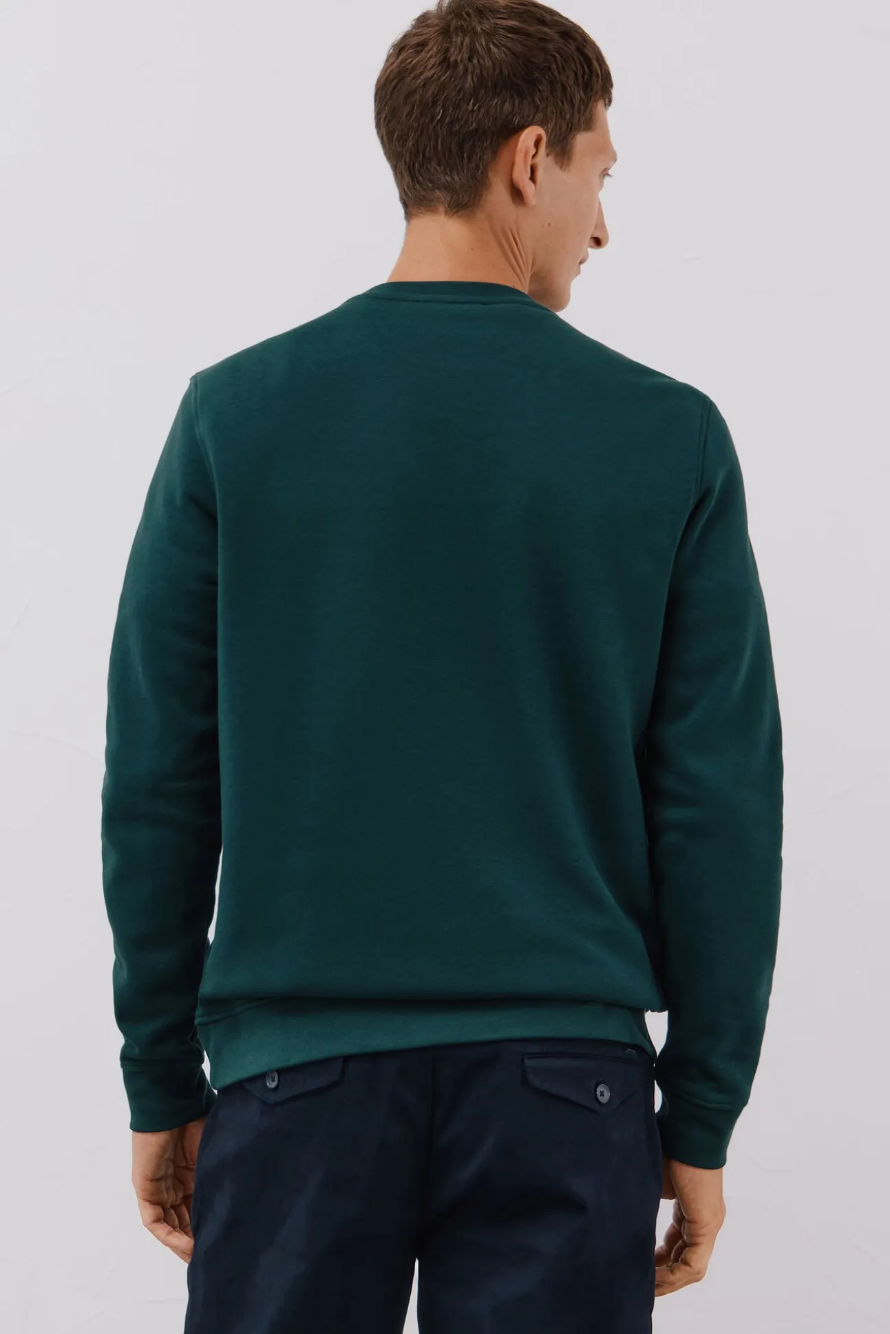 Sudadera cuello caja