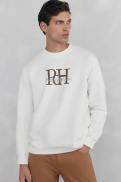 Sudadera cuello caja big logo