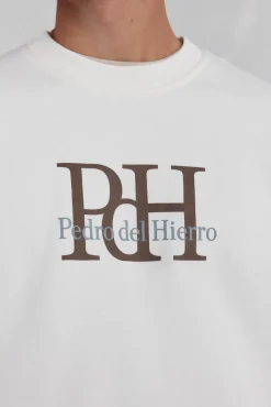 Sudadera cuello caja big logo