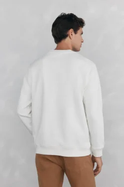 Sudadera cuello caja big logo