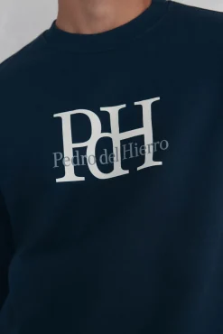 Sudadera cuello caja big logo