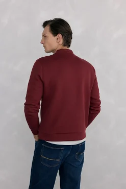 Sudadera cuello caja tejido técnico